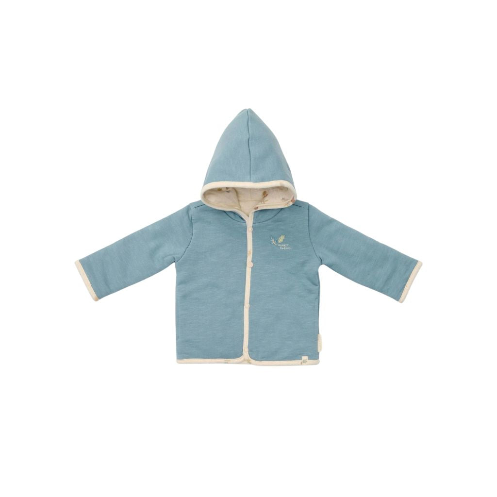 Little Dutch Jasje Omkeerbaar Forest Friends Stone Blue