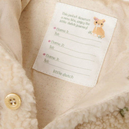 Little Dutch Jas Teddy Safari Friends Sand Uniseks