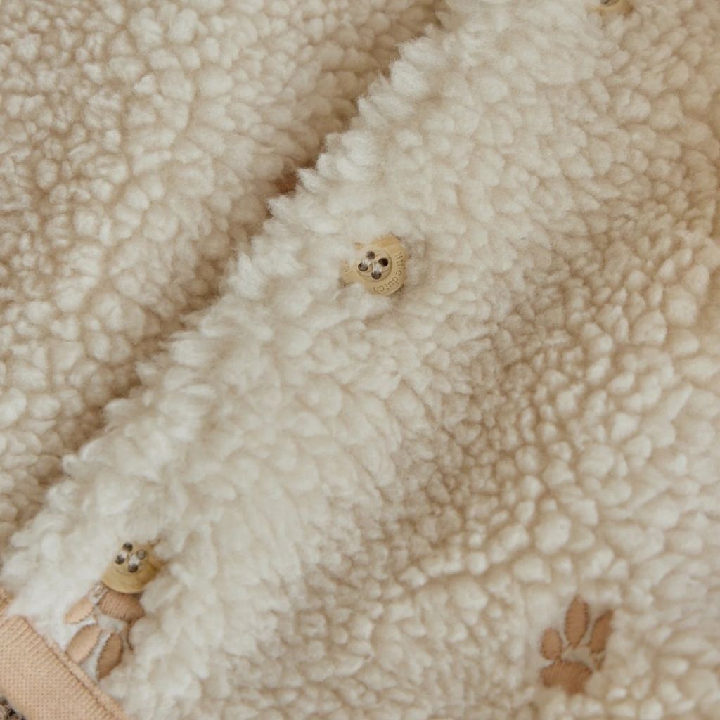 Little Dutch Jas Teddy Safari Friends Sand Uniseks