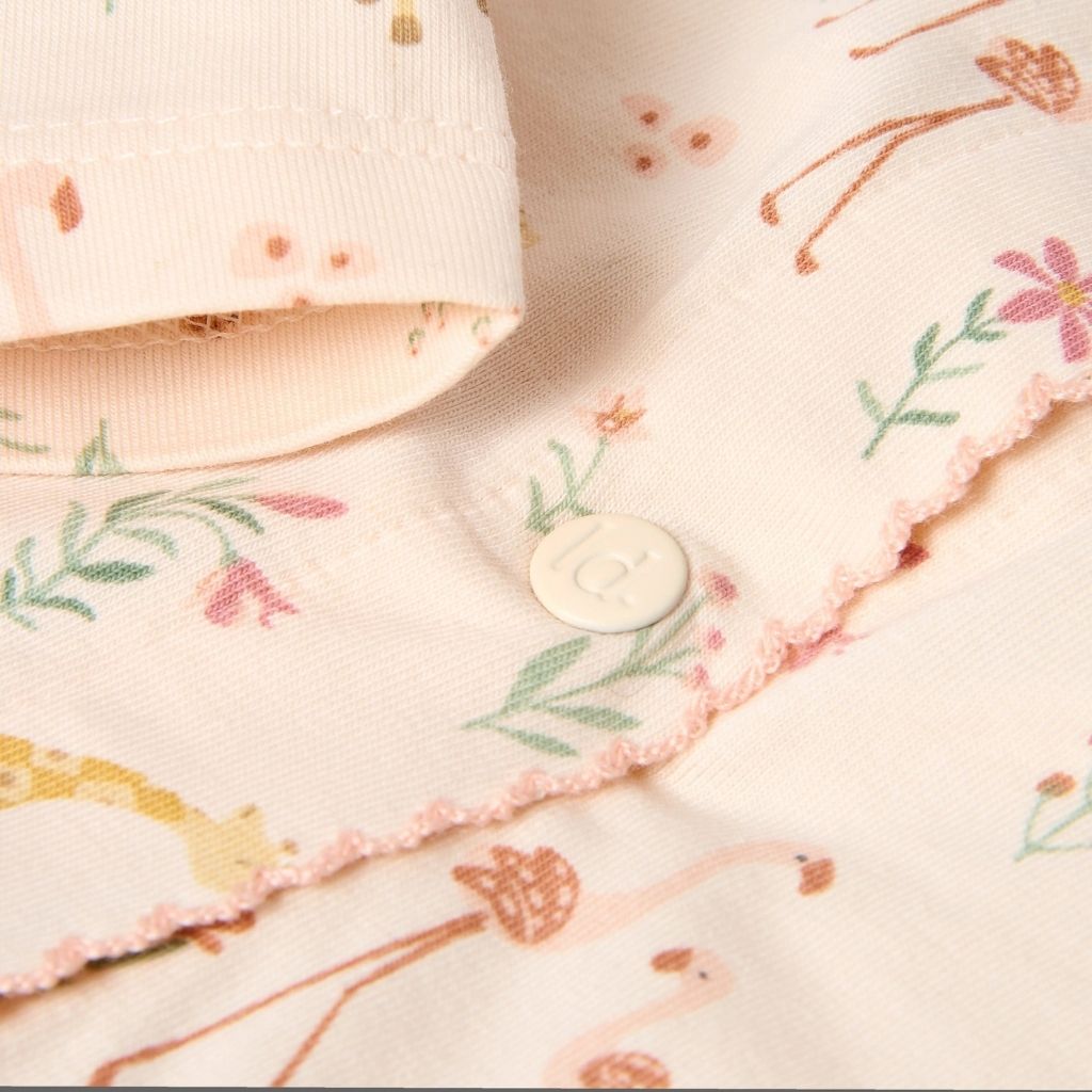 Little Dutch Pyjama Safari Friends Flamingo Pastel Pink