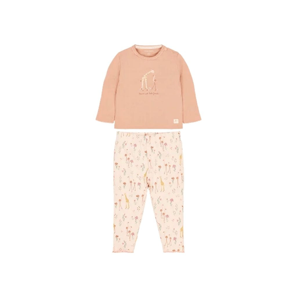 Little Dutch Pyjama 2 Pièces Safari Friends Flamant Rose Deep Pink 
