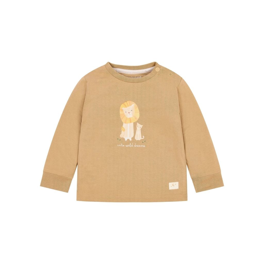Little Dutch 2-Delige Pyjama Safari Friends Lion Beige