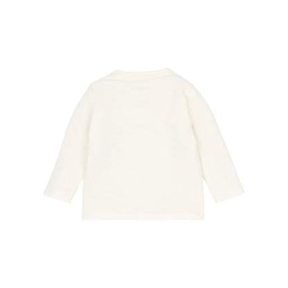 Little Dutch T-shirt Longues Manches Safari Friends Crème Unisexe 