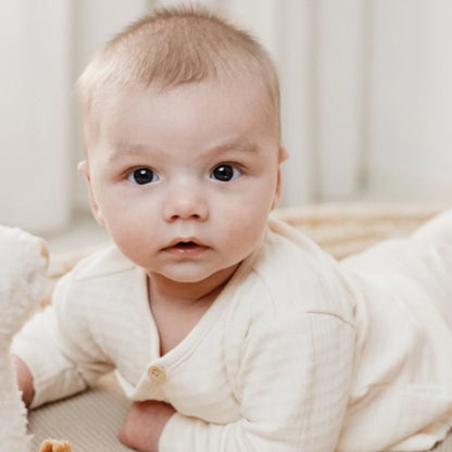 Little Dutch T-shirt overslag lange mouw Creme