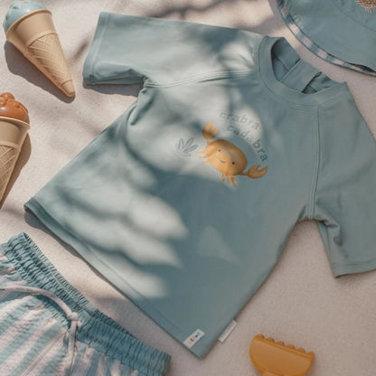 Little Dutch T-shirt de bain à manches longues Ocean Breeze Green