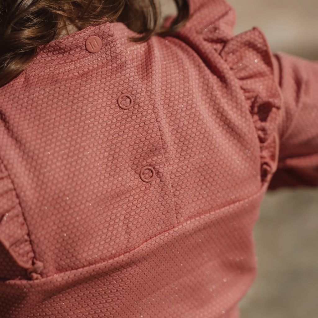 Little Dutch Zwemshirt lange mouwen Dreamy Sparkle Pink