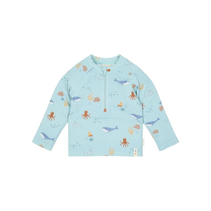 Little Dutch Zwemshirt lange mouwen Ocean Friends Multi