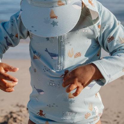 Little Dutch Zwemshirt lange mouwen Ocean Friends Multi