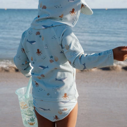 Little Dutch Zwemshirt lange mouwen Ocean Friends Multi