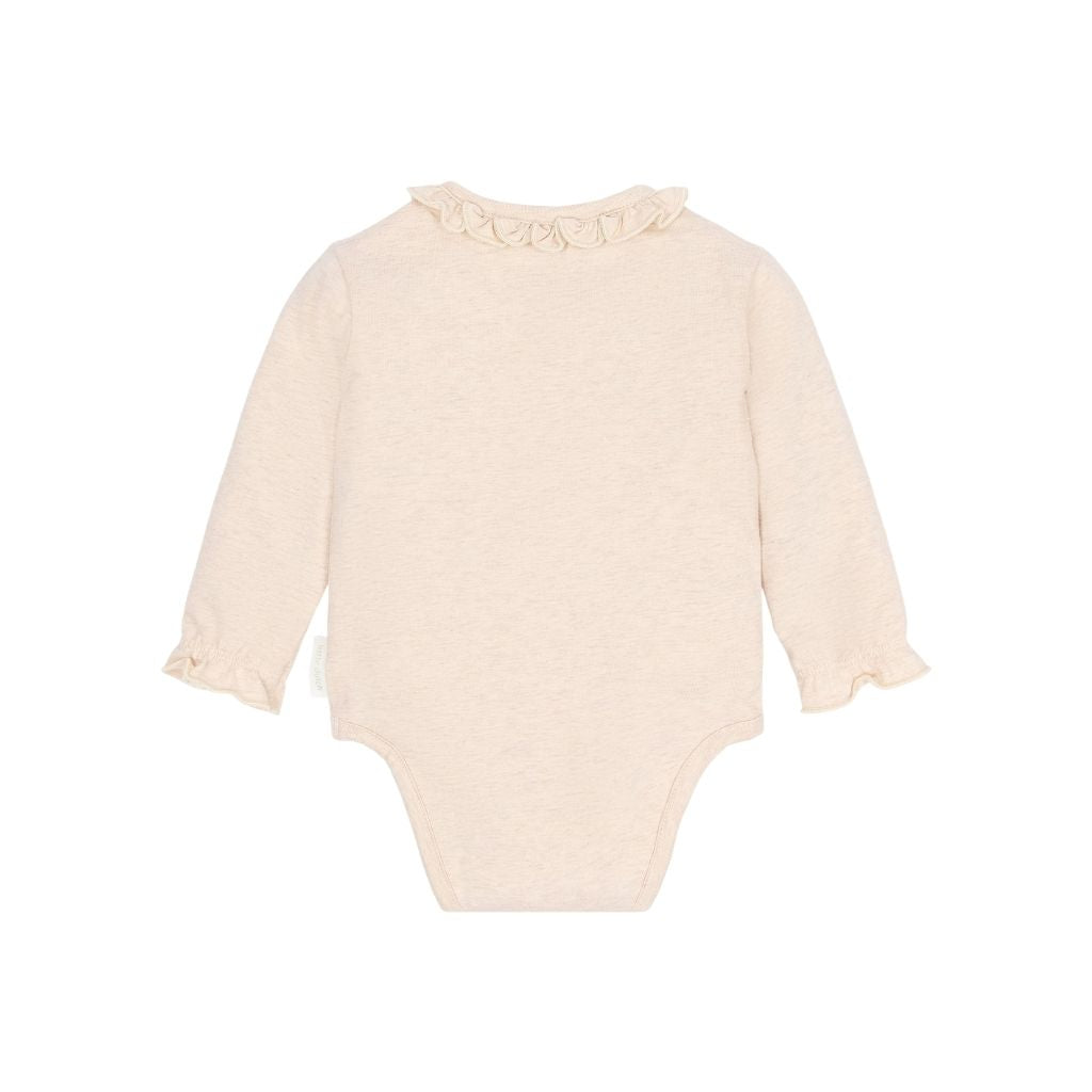 Little Dutch Body à Manches Longues Safari Friends Beige Unisexe 