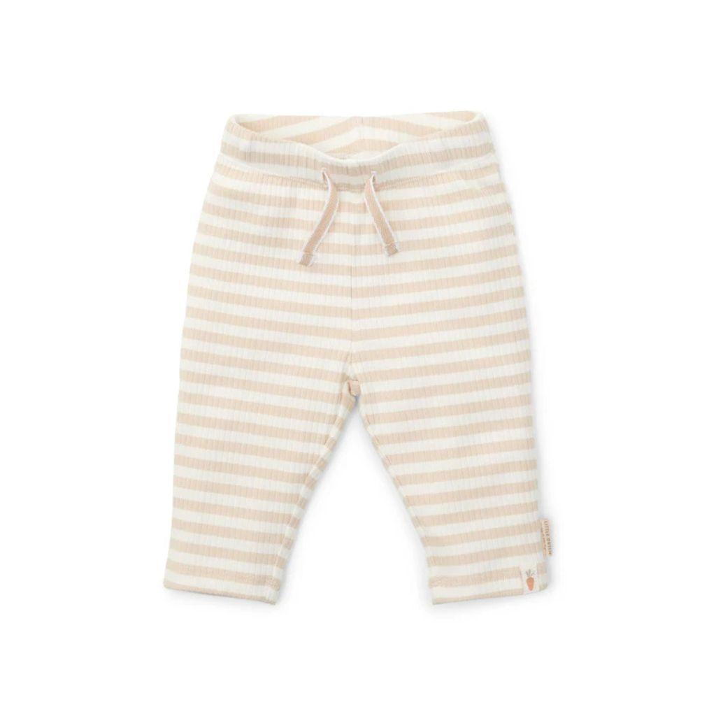 Little Dutch Pantalon Baby Bunny Rayures Sand
