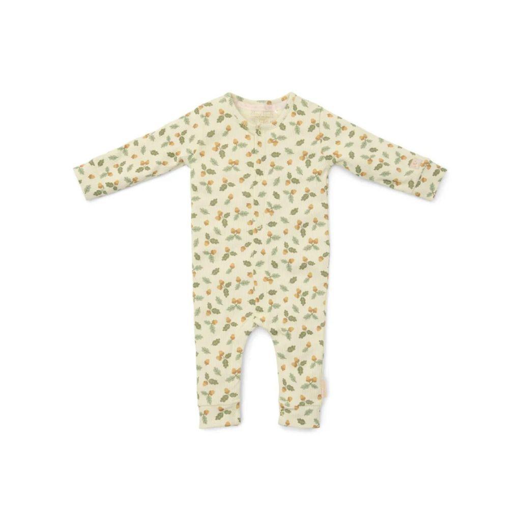 Little Dutch Pyjama Forest Leaves vert
