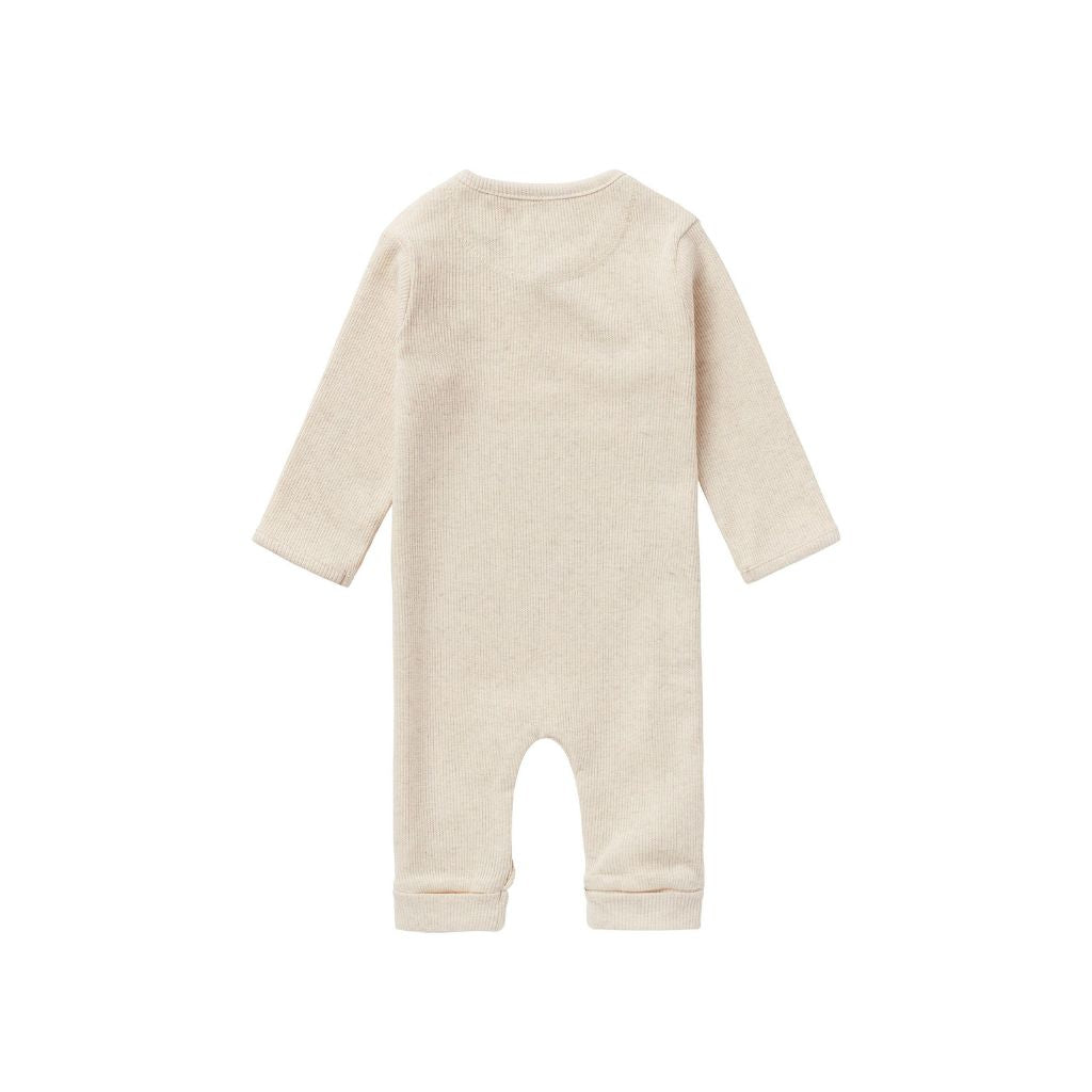 Noppies Pyjama Rib Nevis Oatmeal