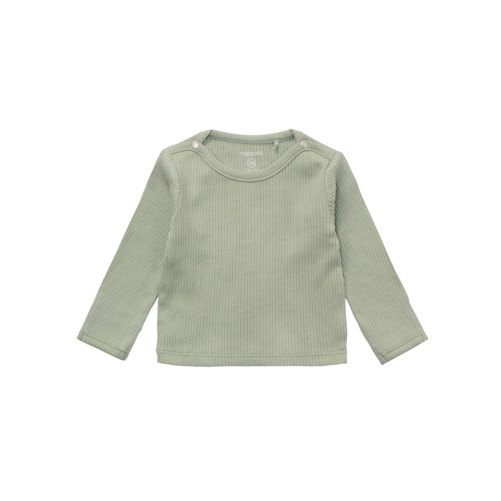 Noppies T-shirt Manches Longues Iceberg Green Unisexe