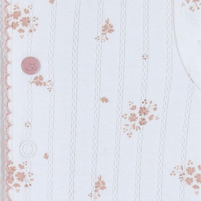 Noukie's Baby Pyjama Vintage Flowers Beige/Wit