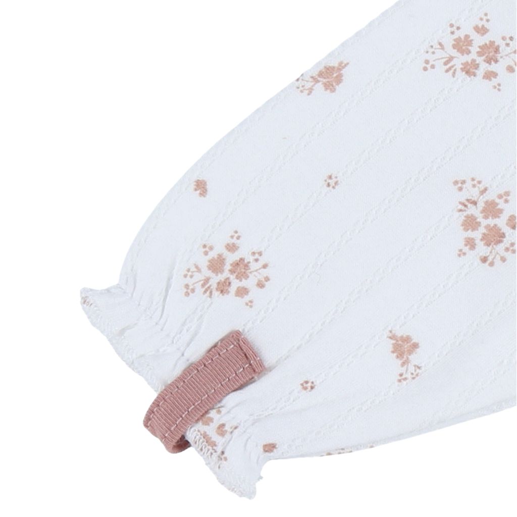 Noukie's Baby Pyjama Vintage Flowers Beige/Wit