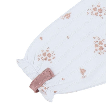 Noukie's Baby Pyjama Vintage Flowers Beige/Wit