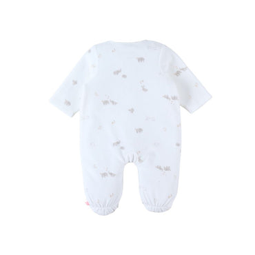 Noukie's fluwelen pyjama Bali & Moka wit