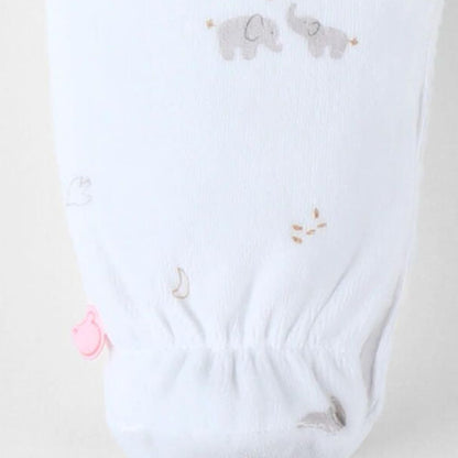 Noukie's fluwelen pyjama Bali & Moka wit