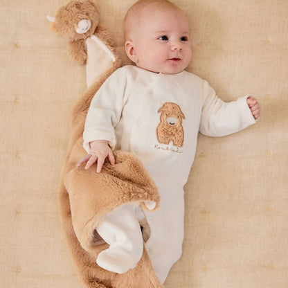 Noukie's Pyjama Fluffy Fluweel Wit