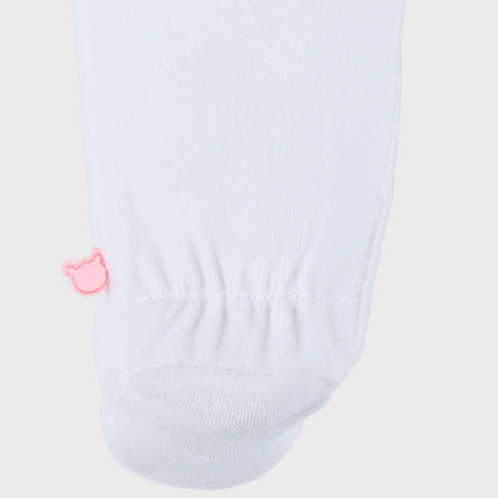 Noukie's Pyjama Fluffy Fluweel Wit