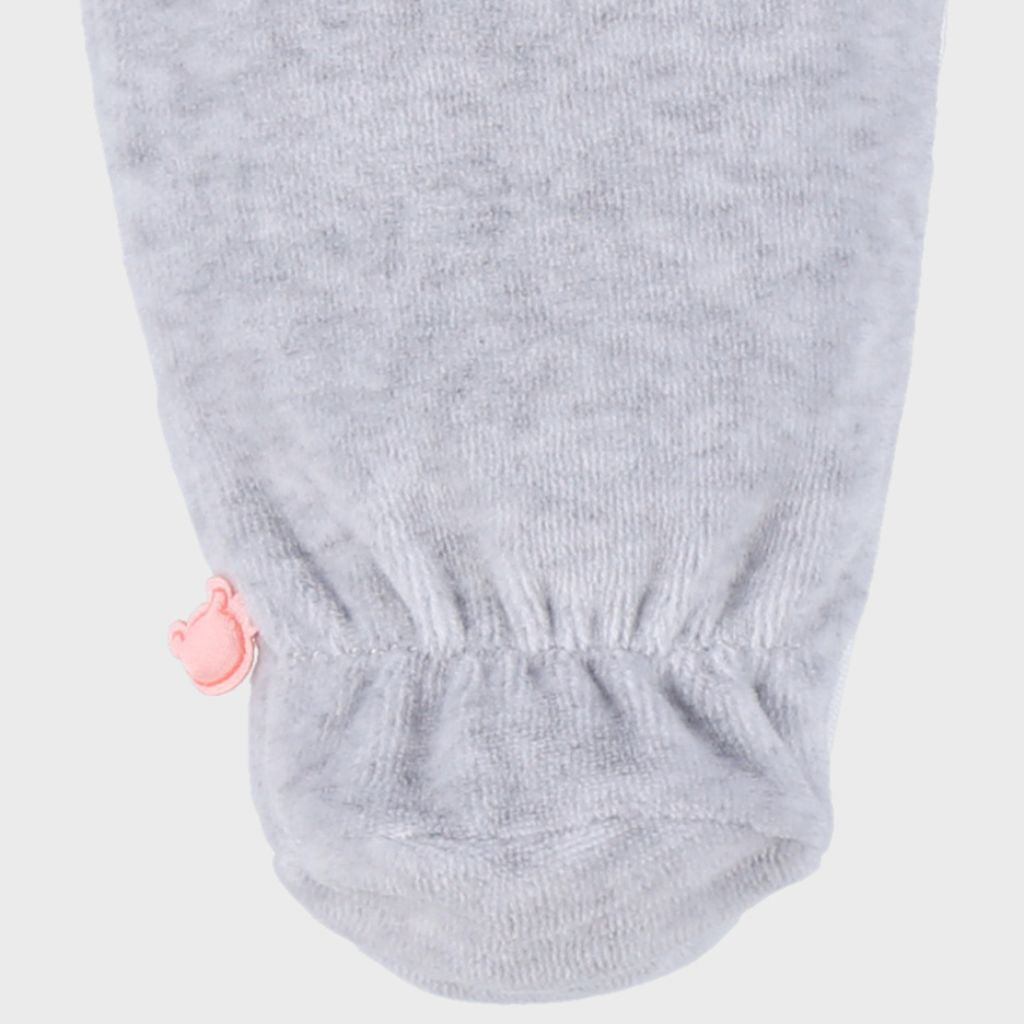 Noukie's Pyjama Fluweel Grijs