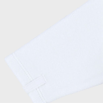 Noukie's Pyjama Fluweel Wit