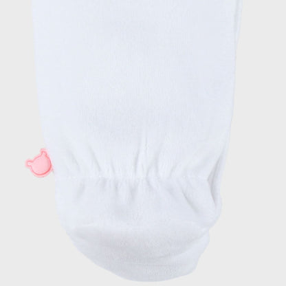 Noukie's Pyjama Fluweel Wit