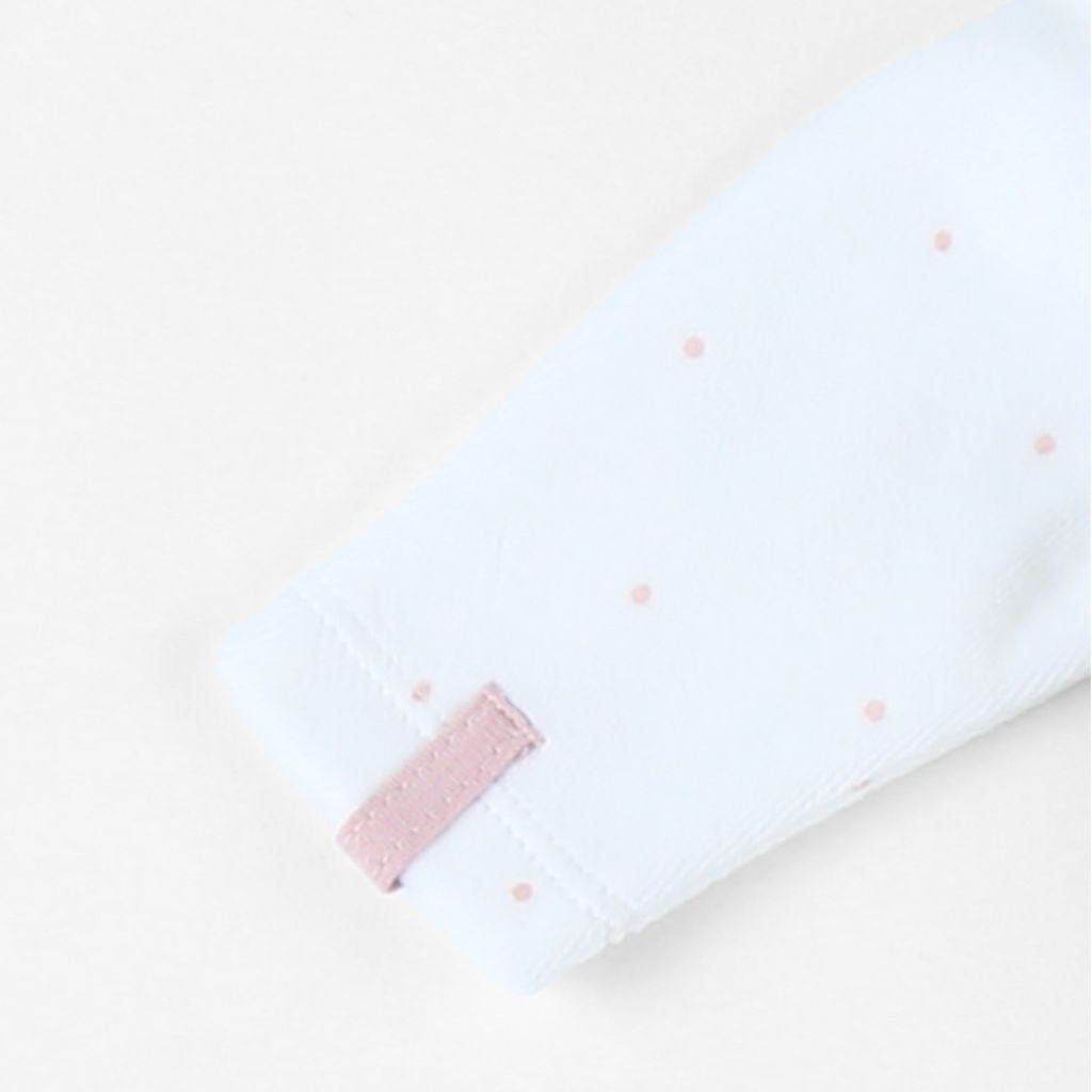 Noukie's Pyjama Fluweel Ecru