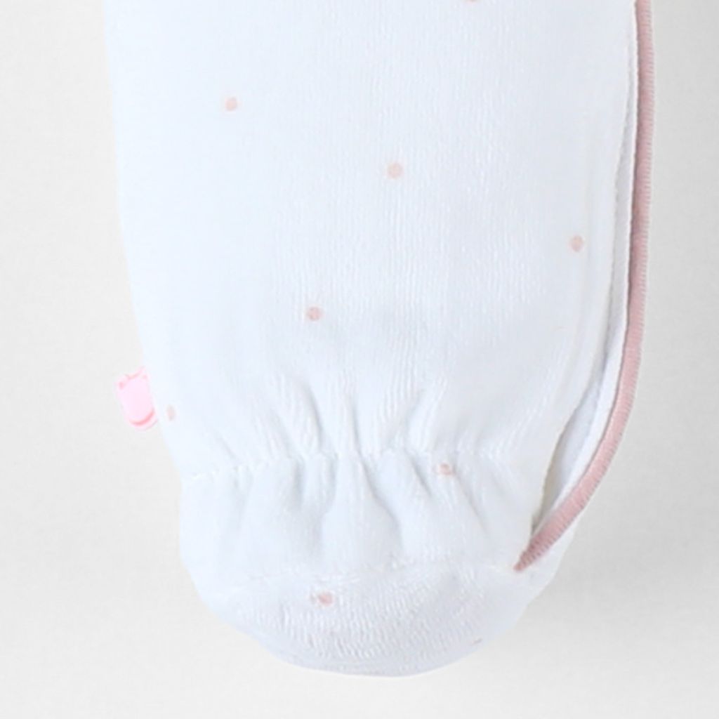 Noukie's Pyjama Fluweel Ecru