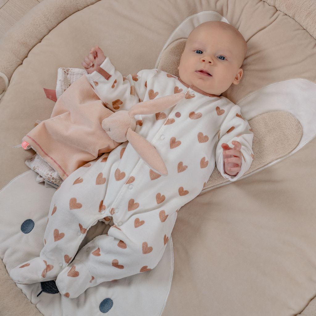 Noukie's Pyjamas pour bébé Mon Cœur rose/blanc – 2 pièces