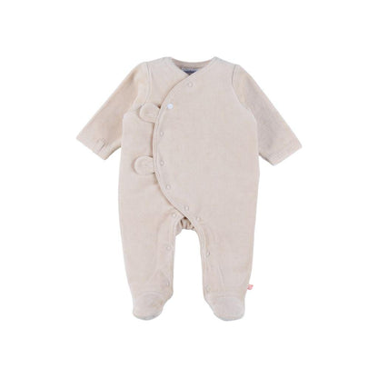 Noukie's Pyjama Fluwelen beige
