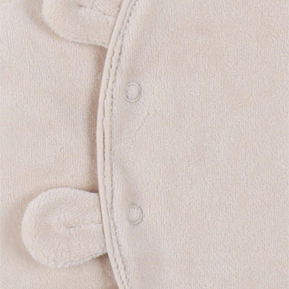 Noukie's Pyjama Fluwelen beige