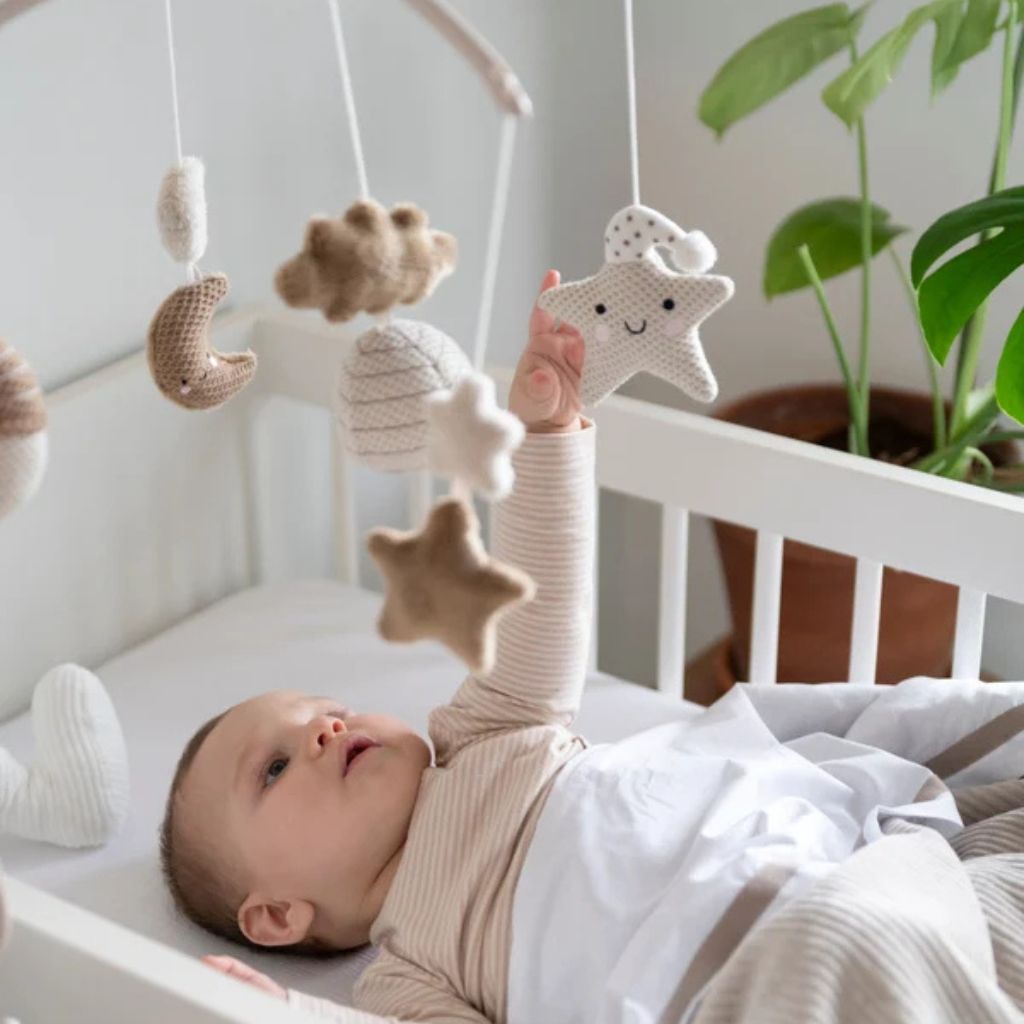 Baby's Only Mobile musical Heaven Clay/Warm Linen