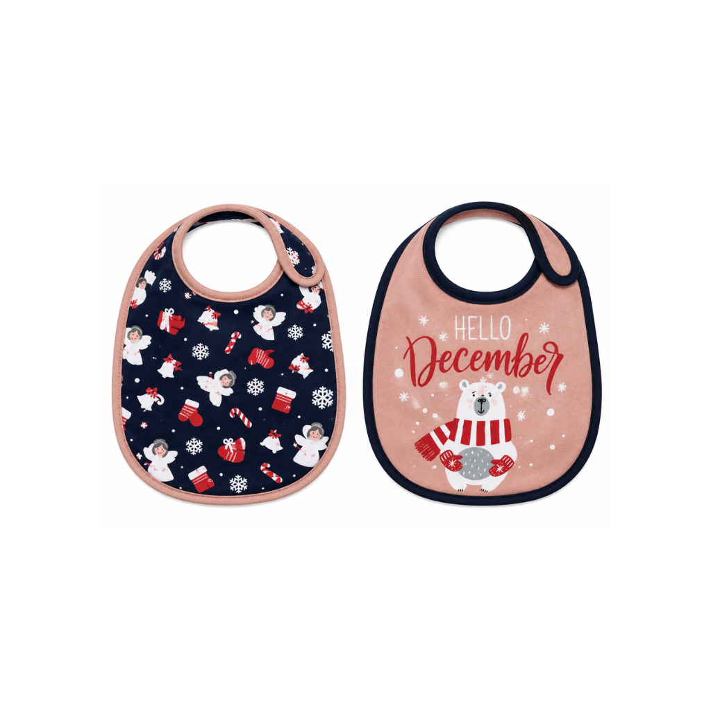 Slab met kerst design baby, 2 stuks, 3