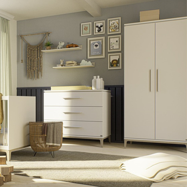 Yuny Cutie Lea Kast met 2 deuren Wit