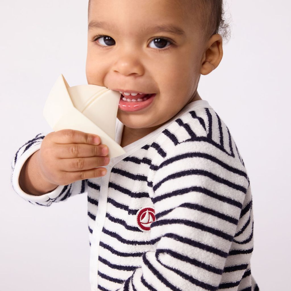 Petit Bateau Pyjama Strepen Wit / Blauw Uniseks