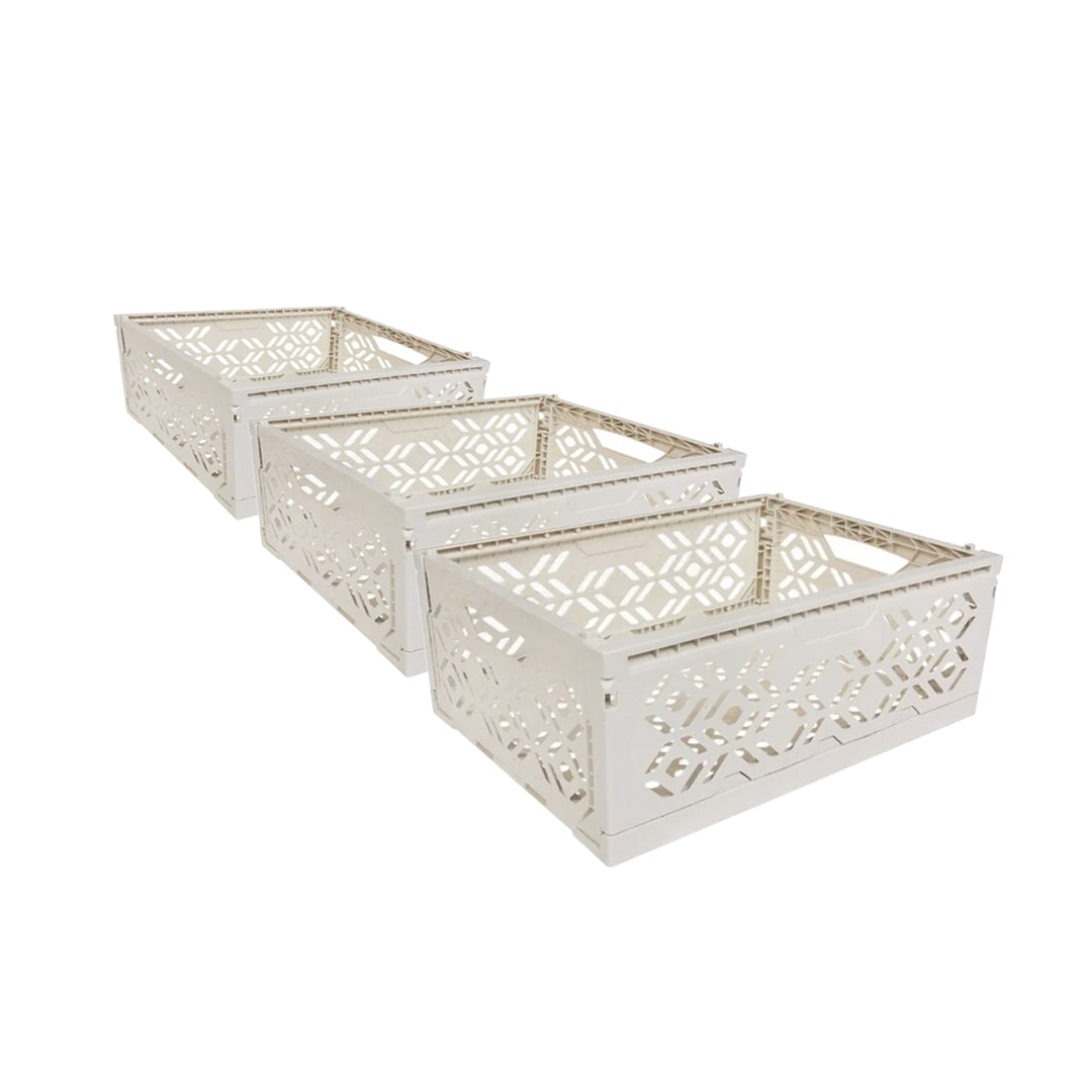 Dreambee Plooibox Essentials Mini 16,1 x 23,8 x 10 cm Grijs – 3 Stuks