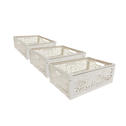 Dreambee Plooibox Essentials Mini 16,1 x 23,8 x 10 cm Grijs – 3 Stuks