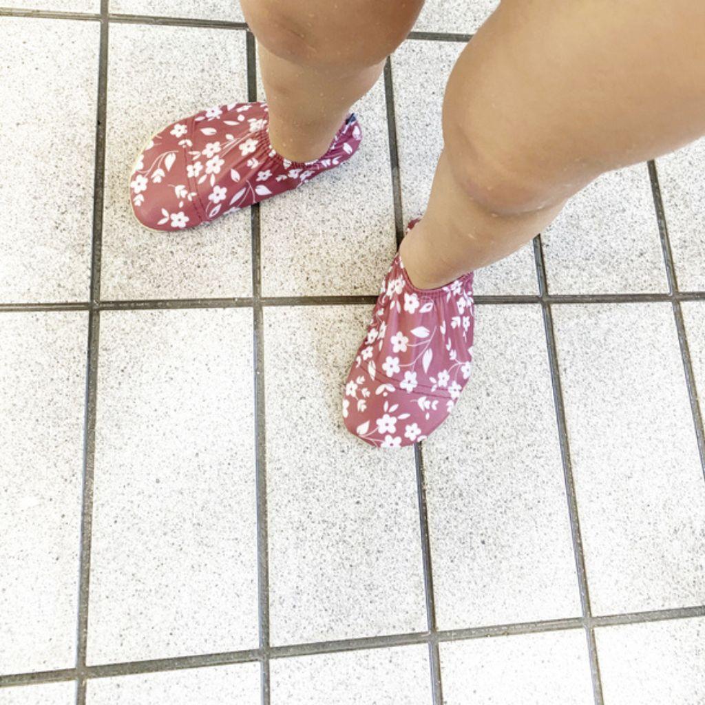 Slipstop Chaussons antidérapant Flower Pink 