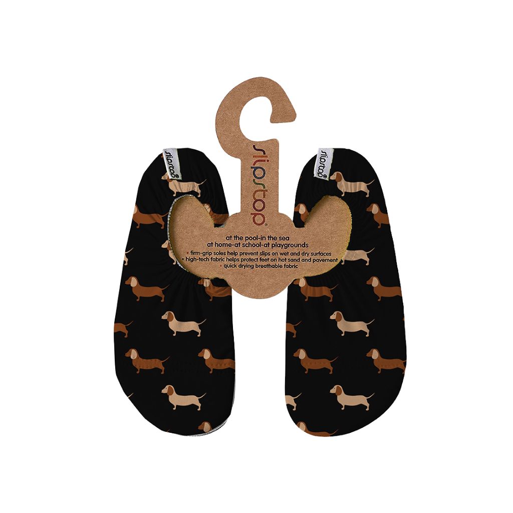 Slipstop Waterschoen Black teckels Unisex