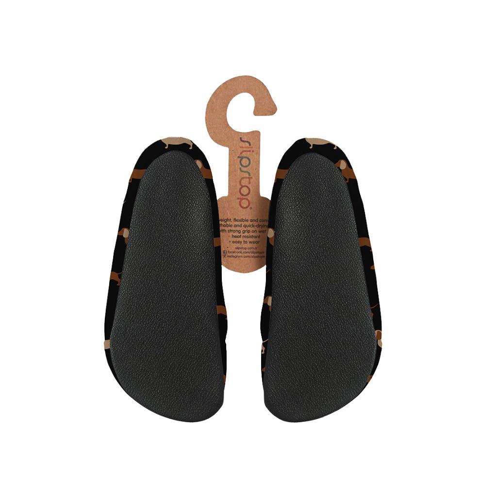 Slipstop Waterschoen Black teckels Unisex