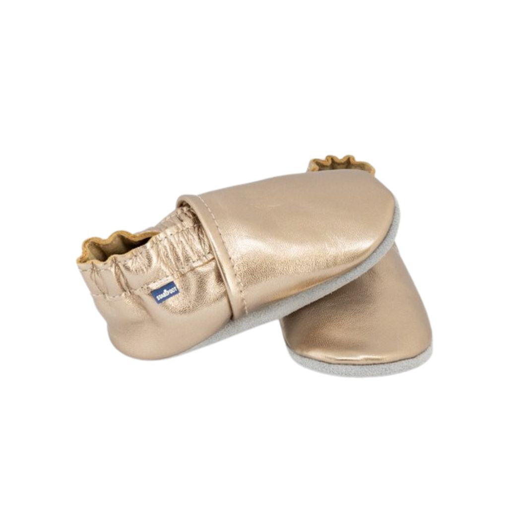 Stabifoot Babyschoen Leder Gold Meisjes