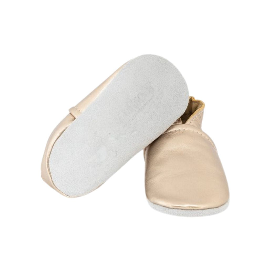 Stabifoot Babyschoen Leder Gold Meisjes