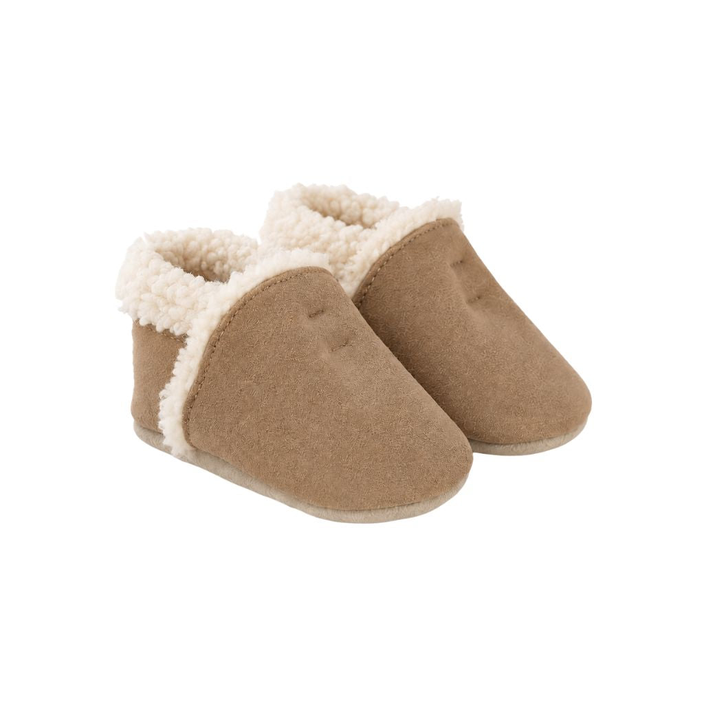 Stabifoot Babyschoen Leder Met Wol Voering Niquel Uniseks