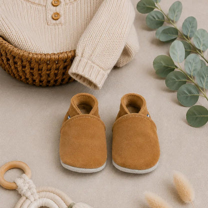 Stabifoot Chaussures Pour Bébé en Cuir Marron Vison Unisexe