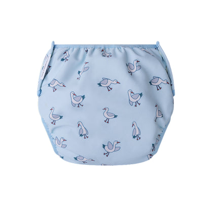 SwimEssentials Maillot de bain Little Seagull bleu blanc