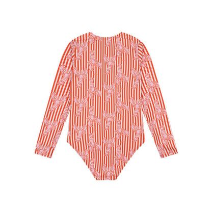 SwimEssentials UV-Zwemshirt Lobster Bay Rood Roze Meisjes