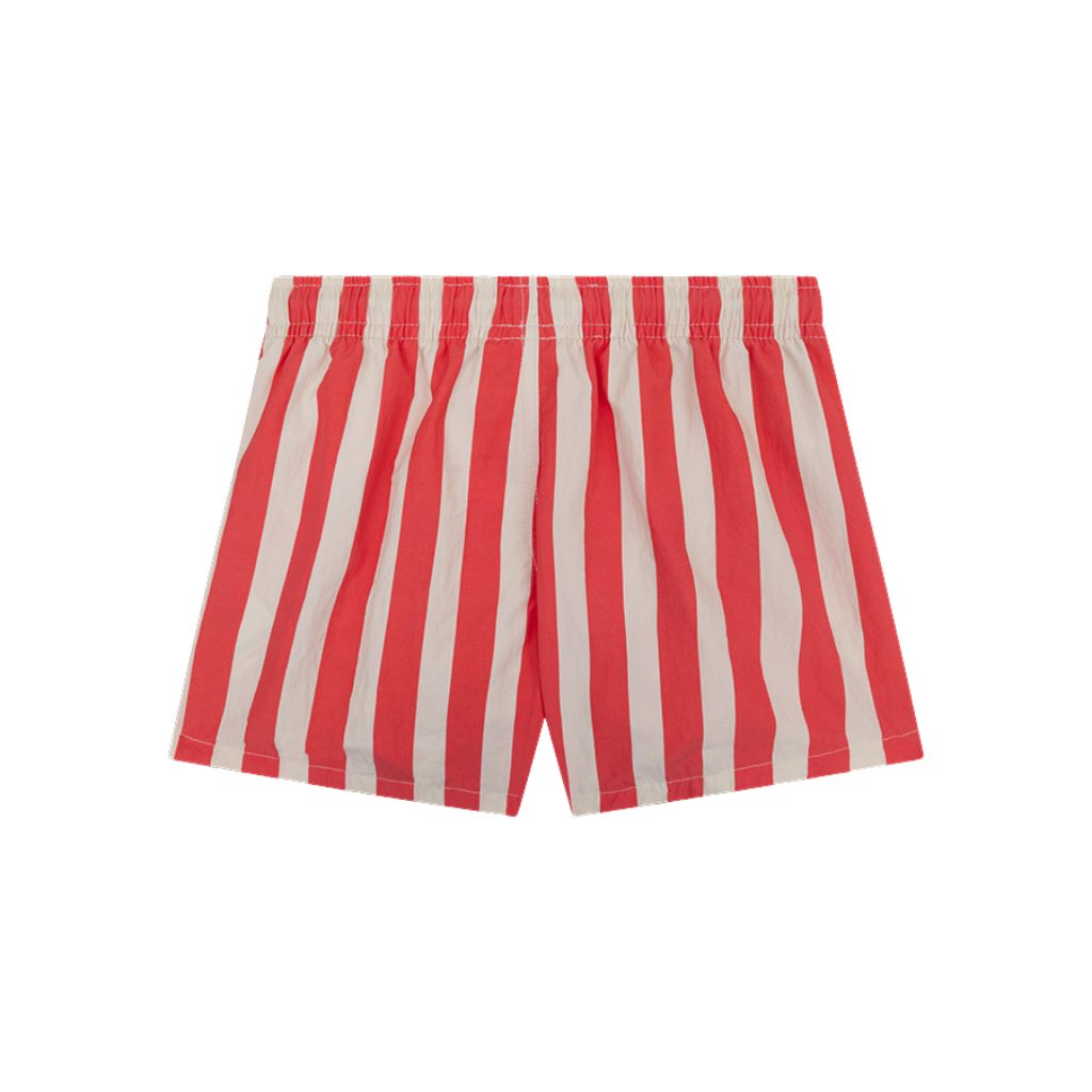 SwimEssentials Short de bain Lobster Stripe Rouge Blanc