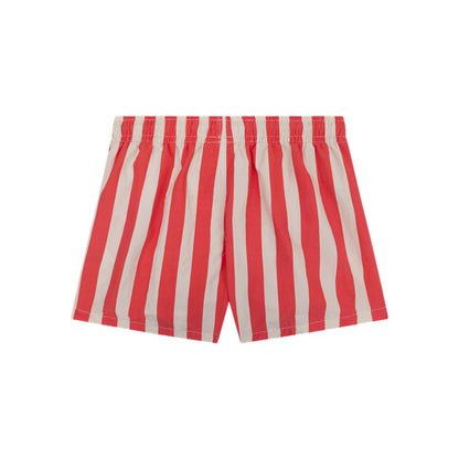 SwimEssentials Short de bain Lobster Stripe Rouge Blanc